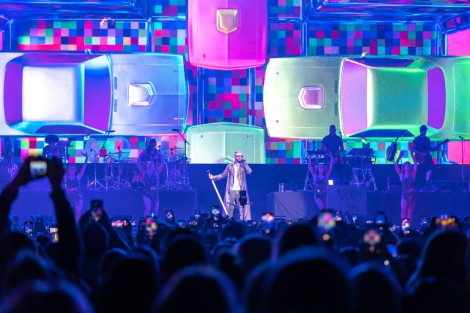 Maluma in Bucharest on april 2022