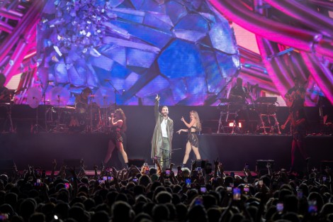 Maluma in Bucharest on april 2022