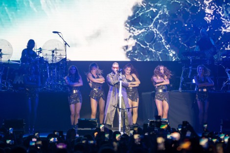 Maluma in Bucharest on april 2022