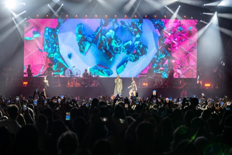 Maluma in Bucharest on april 2022