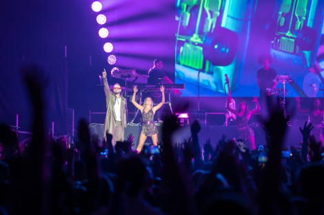 Maluma in Bucharest on april 2022