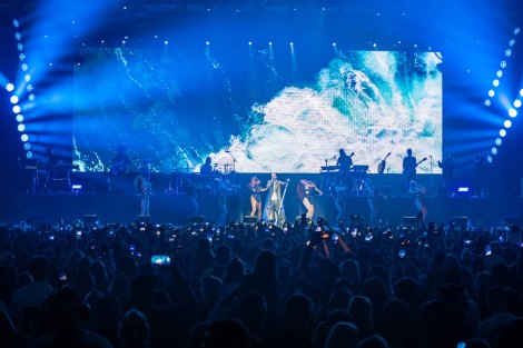 Maluma in Bucharest on april 2022