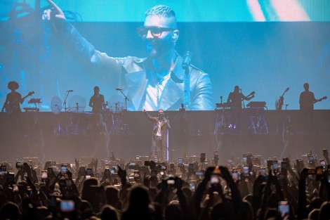 Maluma in Bucharest on april 2022