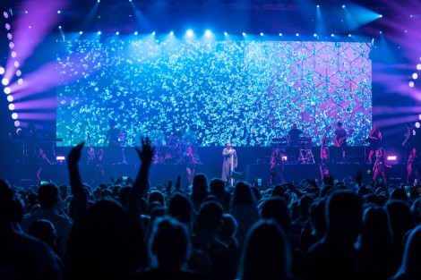 Maluma in Bucharest on april 2022