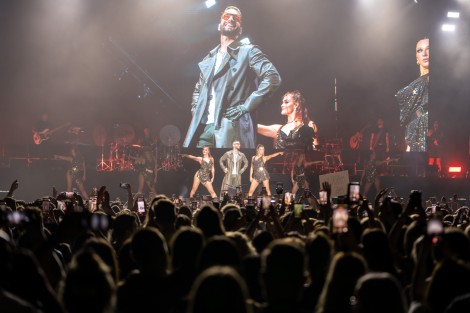 Maluma in Bucharest on april 2022