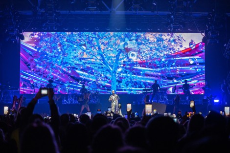 Maluma in Bucharest on april 2022