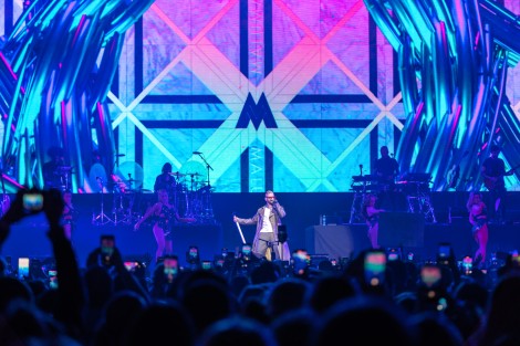 Maluma in Bucharest on april 2022