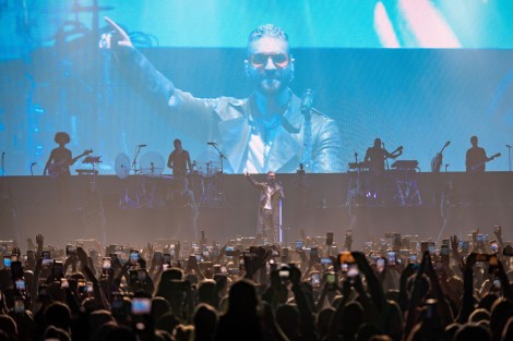 Maluma in Bucharest on april 2022