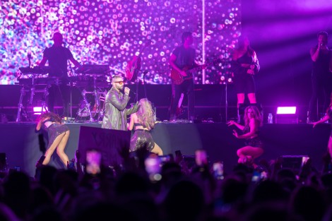 Maluma in Bucharest on april 2022