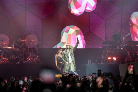 Maluma in Bucharest on april 2022