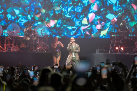 Maluma in Bucharest on april 2022