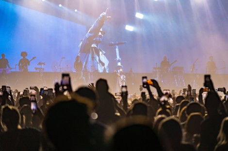 Maluma in Bucharest on april 2022