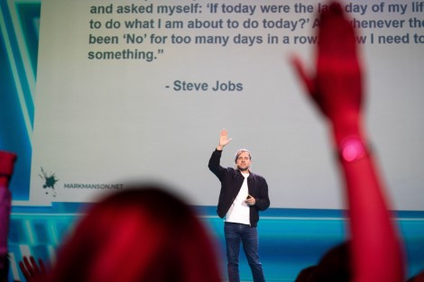 Mark Manson in Bucharest on june 2022