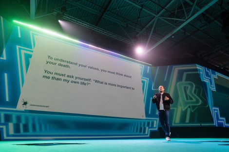 Mark Manson in Bucharest on june 2022