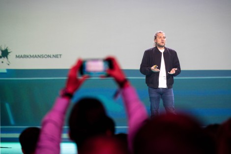 Mark Manson in Bucharest on june 2022