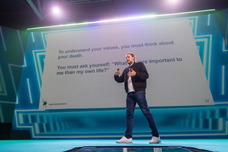 Mark Manson in Bucharest on june 2022