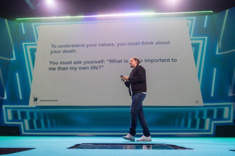 Mark Manson in Bucharest on june 2022