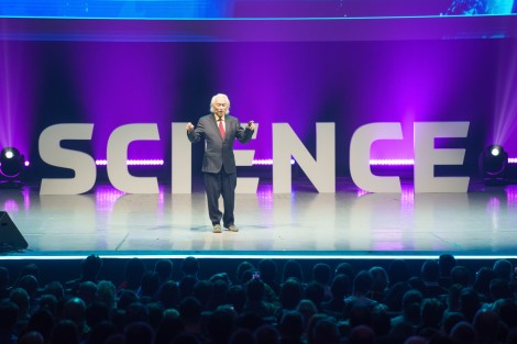 Michio Kaku in Bucharest on october 2024