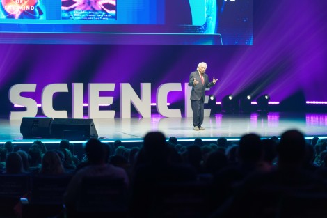 Michio Kaku in Bucharest on october 2024