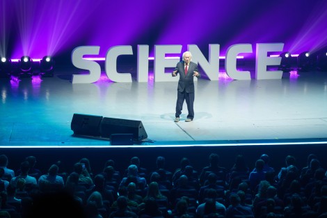 Michio Kaku in Bucharest on october 2024