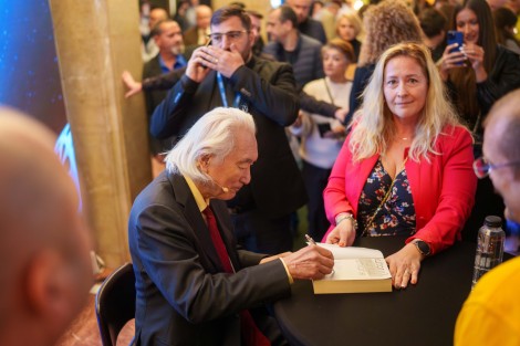 Michio Kaku in Bucharest on october 2024