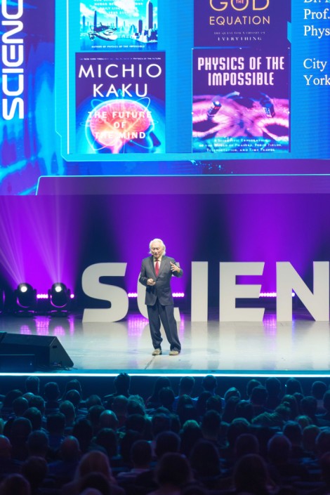 Michio Kaku in Bucharest on october 2024