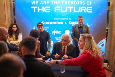 Michio Kaku in Bucharest on october 2024