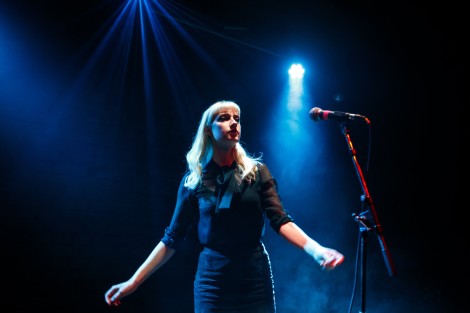 Molly Nilsson in Bucharest on march 2016