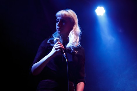 Molly Nilsson in Bucharest on march 2016