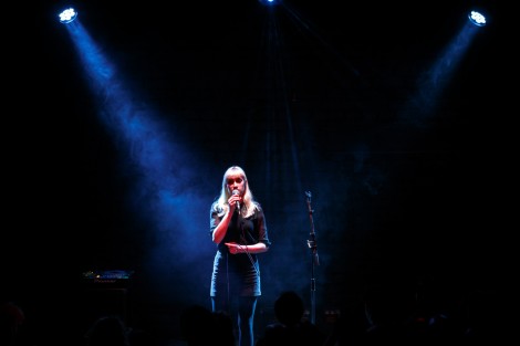 Molly Nilsson in Bucharest on march 2016