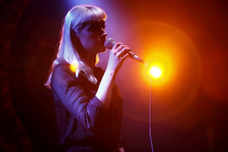 Molly Nilsson in Bucharest on march 2016