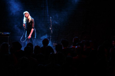 Molly Nilsson in Bucharest on march 2016