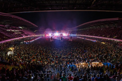 Public in Bucharest on august 2015