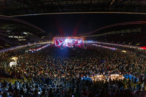 Public in Bucharest on august 2015