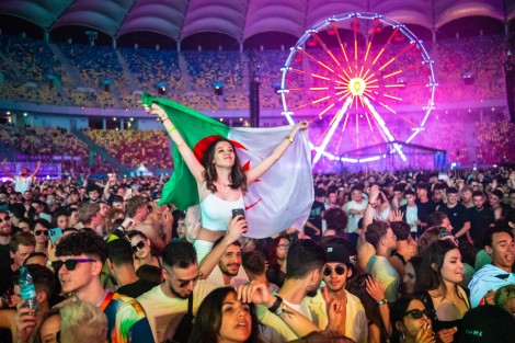 Public in Bucharest on june 2022