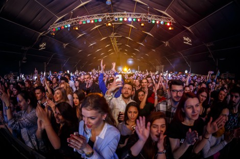 Public in Bucharest on march 2016