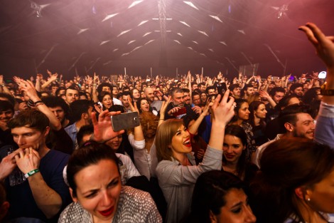 Public in Bucharest on march 2016