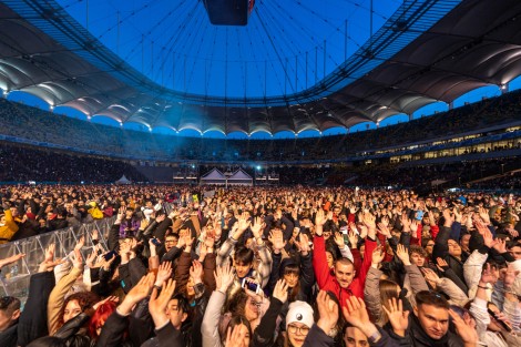 Public in Bucharest on march 2022