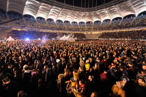 Public in Bucharest on march 2022