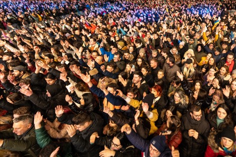 Public in Bucharest on march 2022