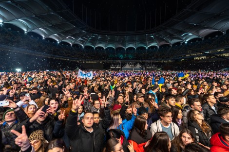 Public in Bucharest on march 2022
