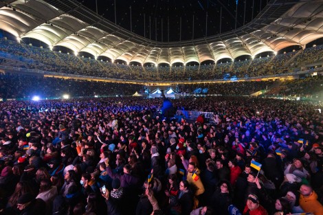 Public in Bucharest on march 2022