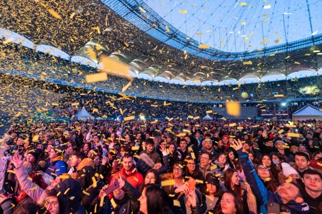 Public in Bucharest on march 2022