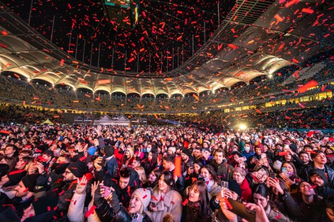 Public in Bucharest on march 2022