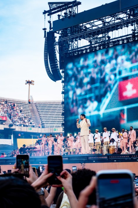 Bad Bunny in Barcelona on january 2024