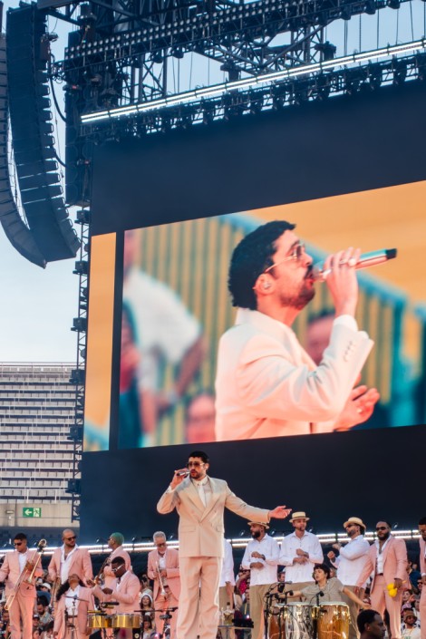 Bad Bunny in Barcelona on january 2024