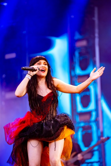 Irina Rimes in Bontida on july 2026