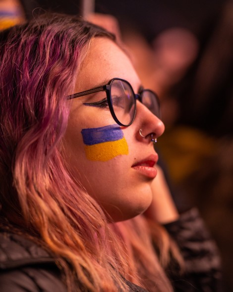 Public in Bucharest on march 2022