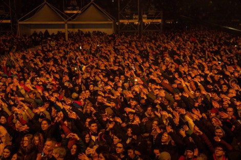 Public in Bucharest on march 2022