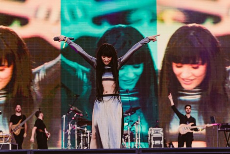 Irina Rimes in Bontida on july 2022